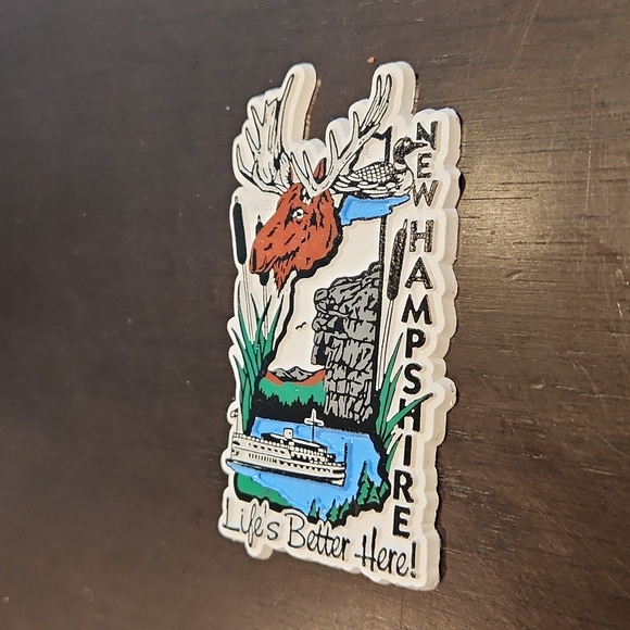 New Hampshire state magnet - Picture 8 of 11